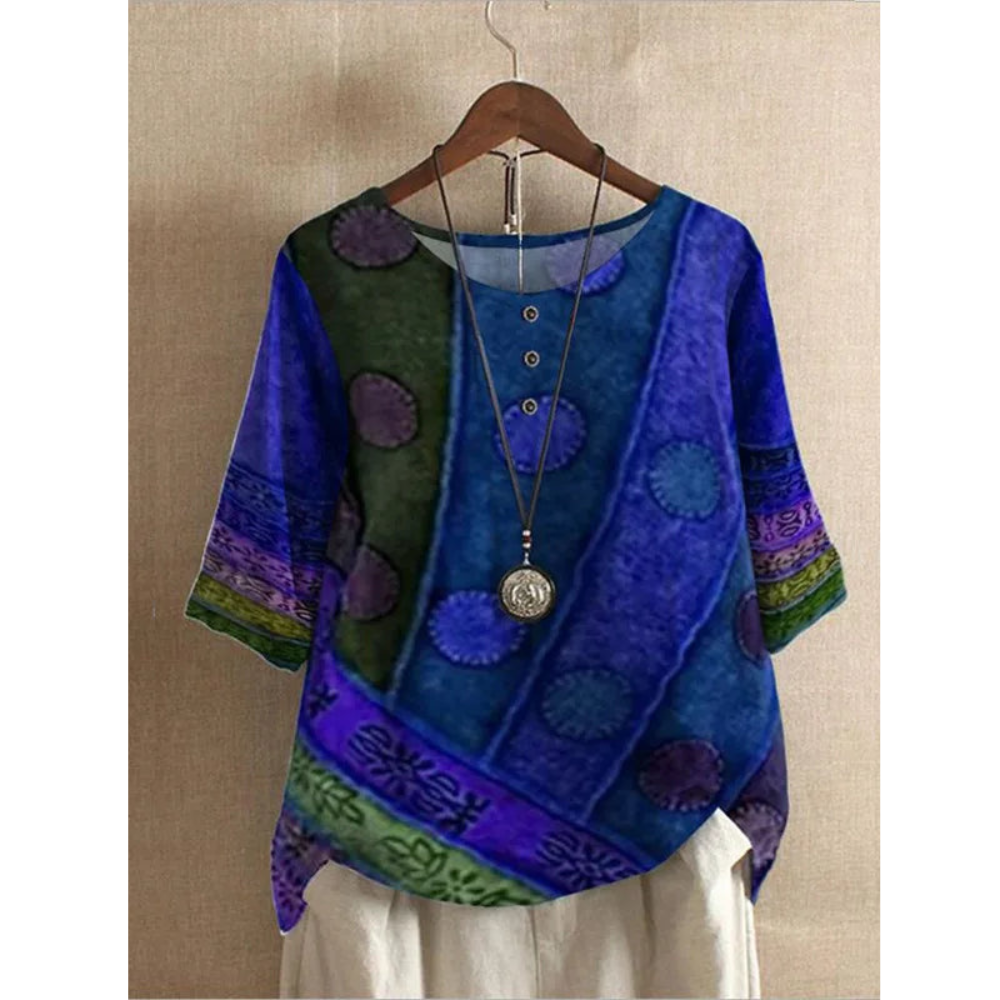 Valarie - Gekleurde Boheemse top