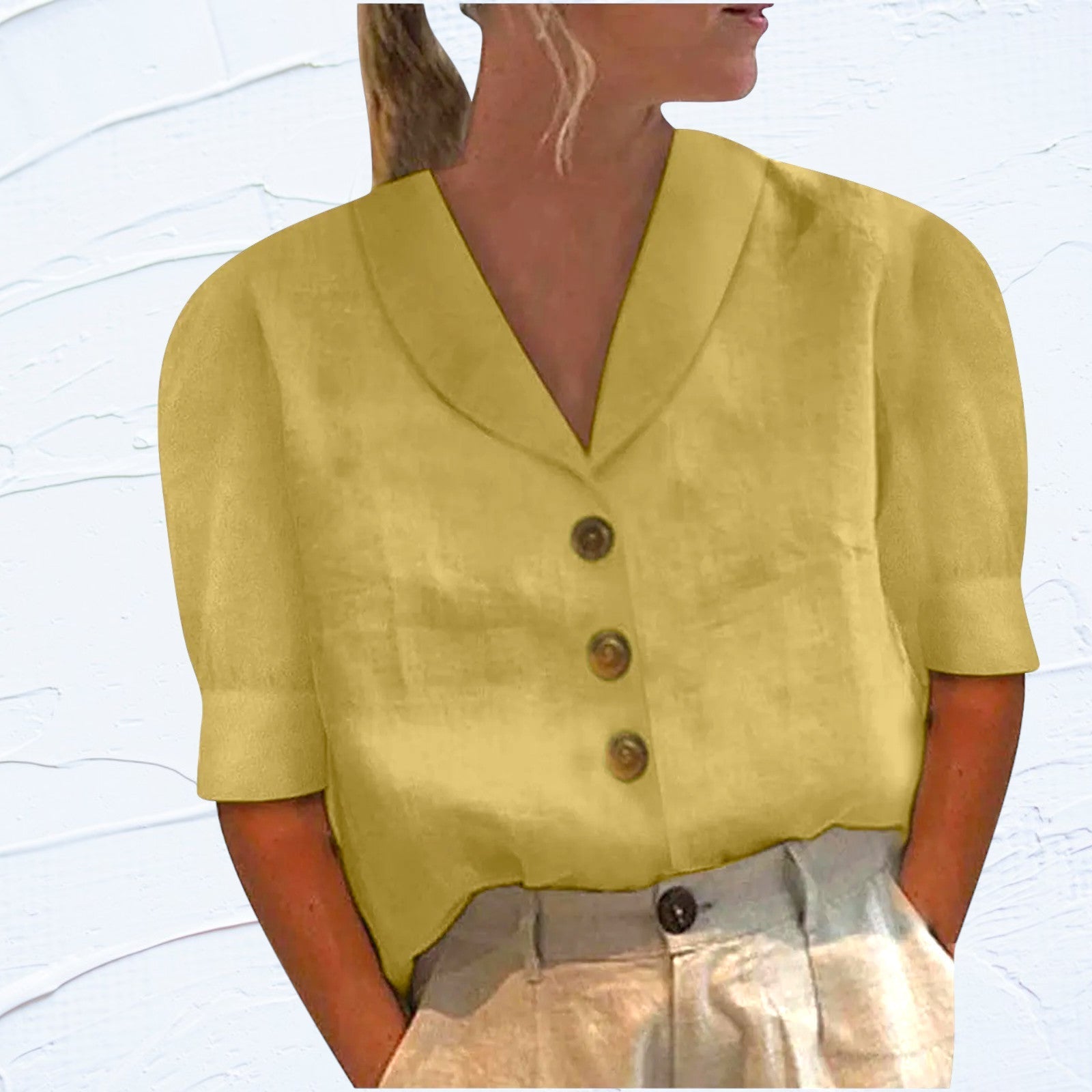 Pleun - Stijlvolle comfort blouse