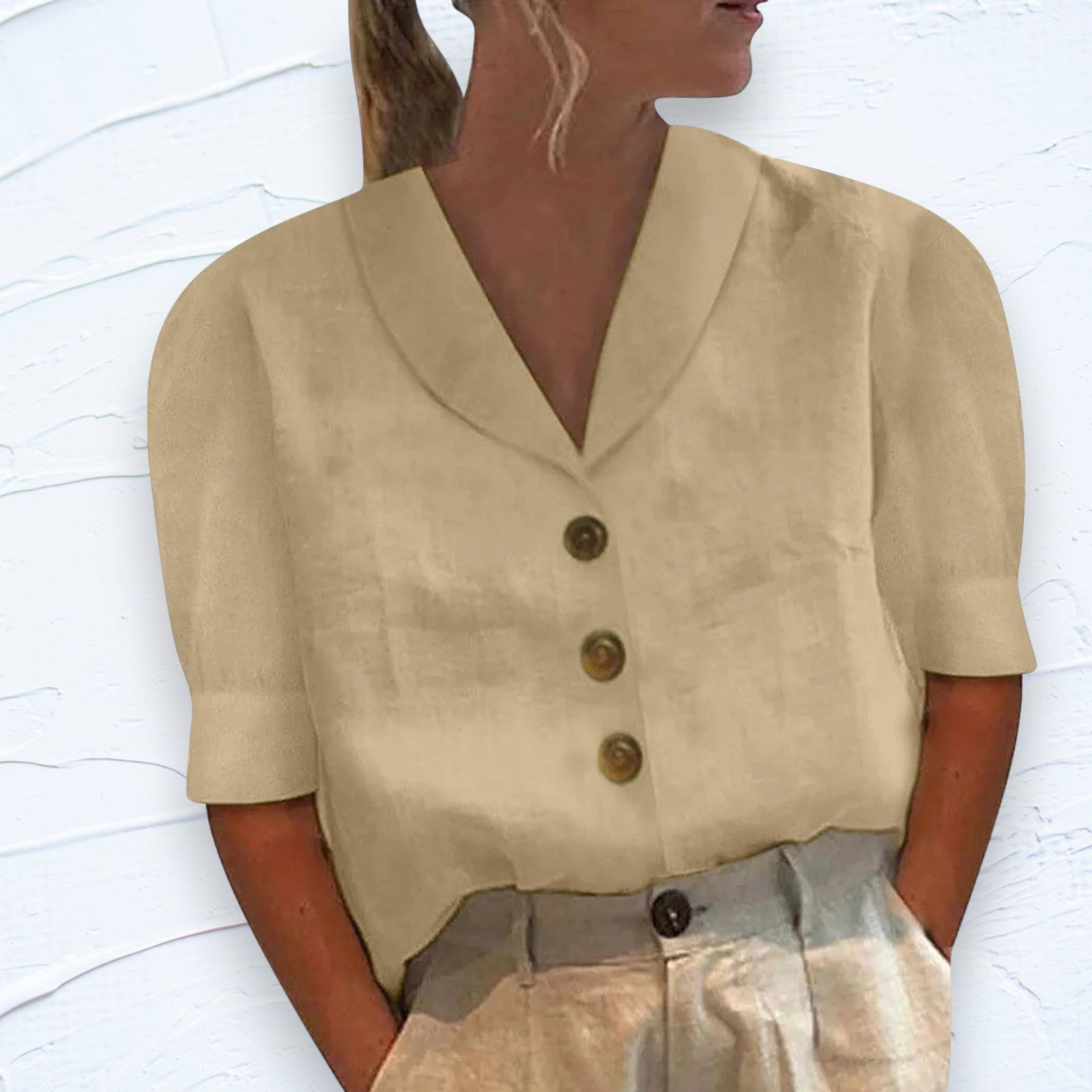 Pleun - Stijlvolle comfort blouse