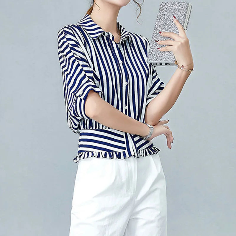 Ansel Italian Stripe Top