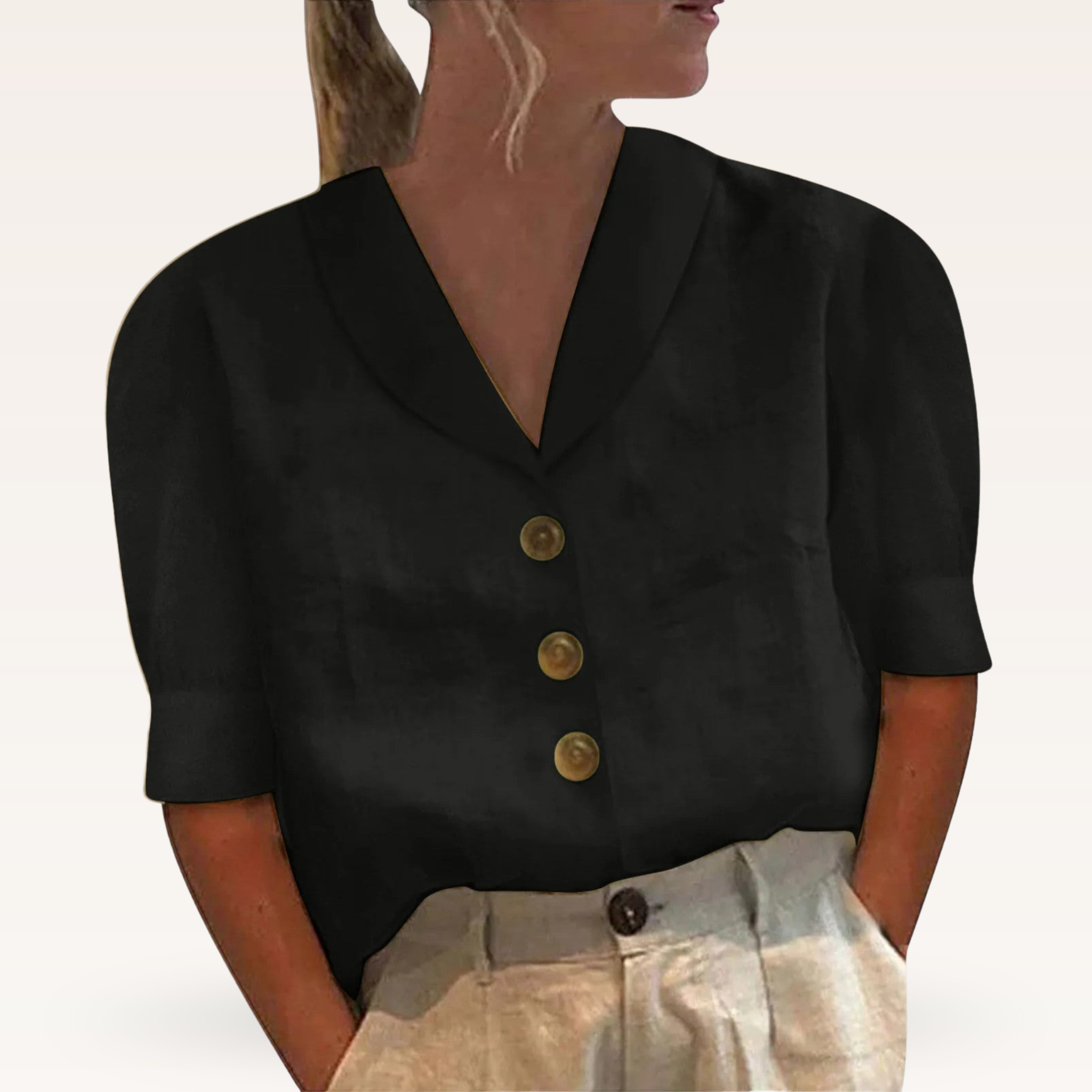 Pleun - Stijlvolle comfort blouse