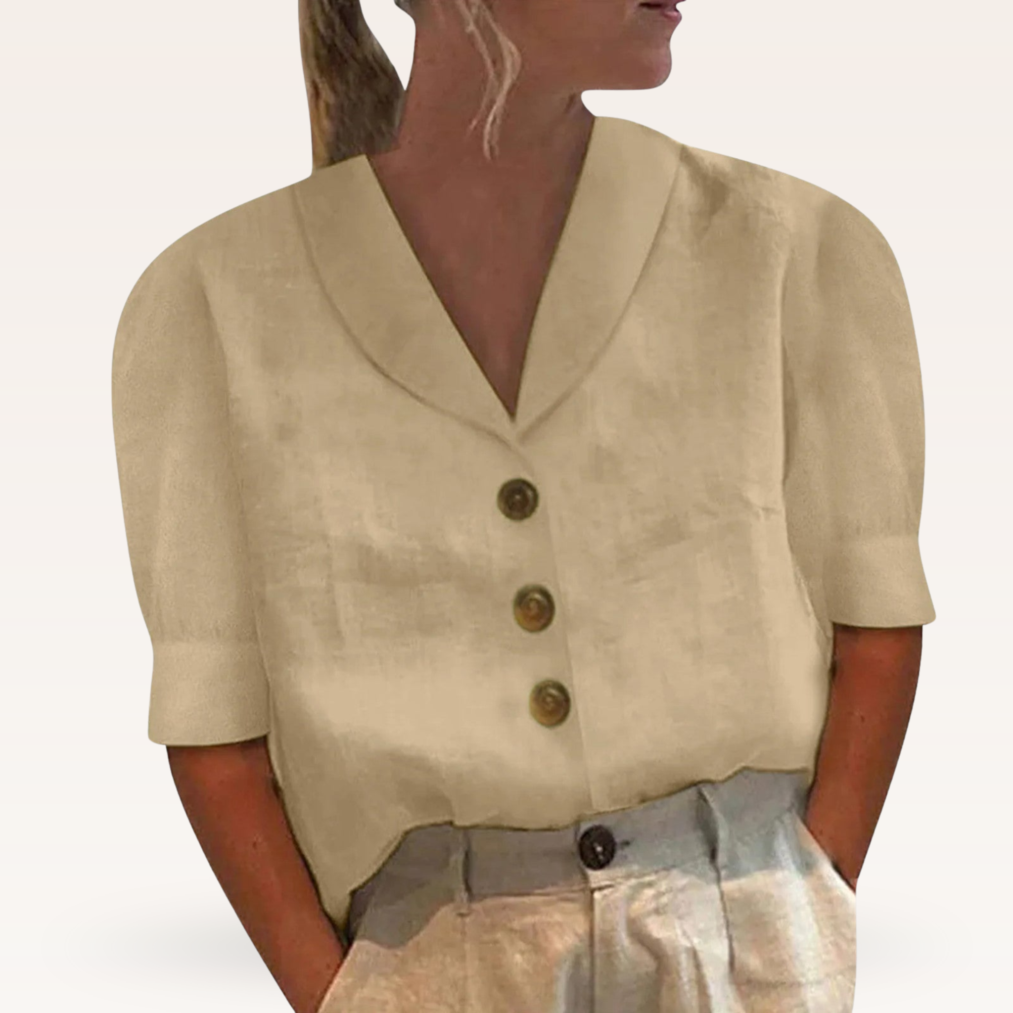 Pleun - Stijlvolle comfort blouse