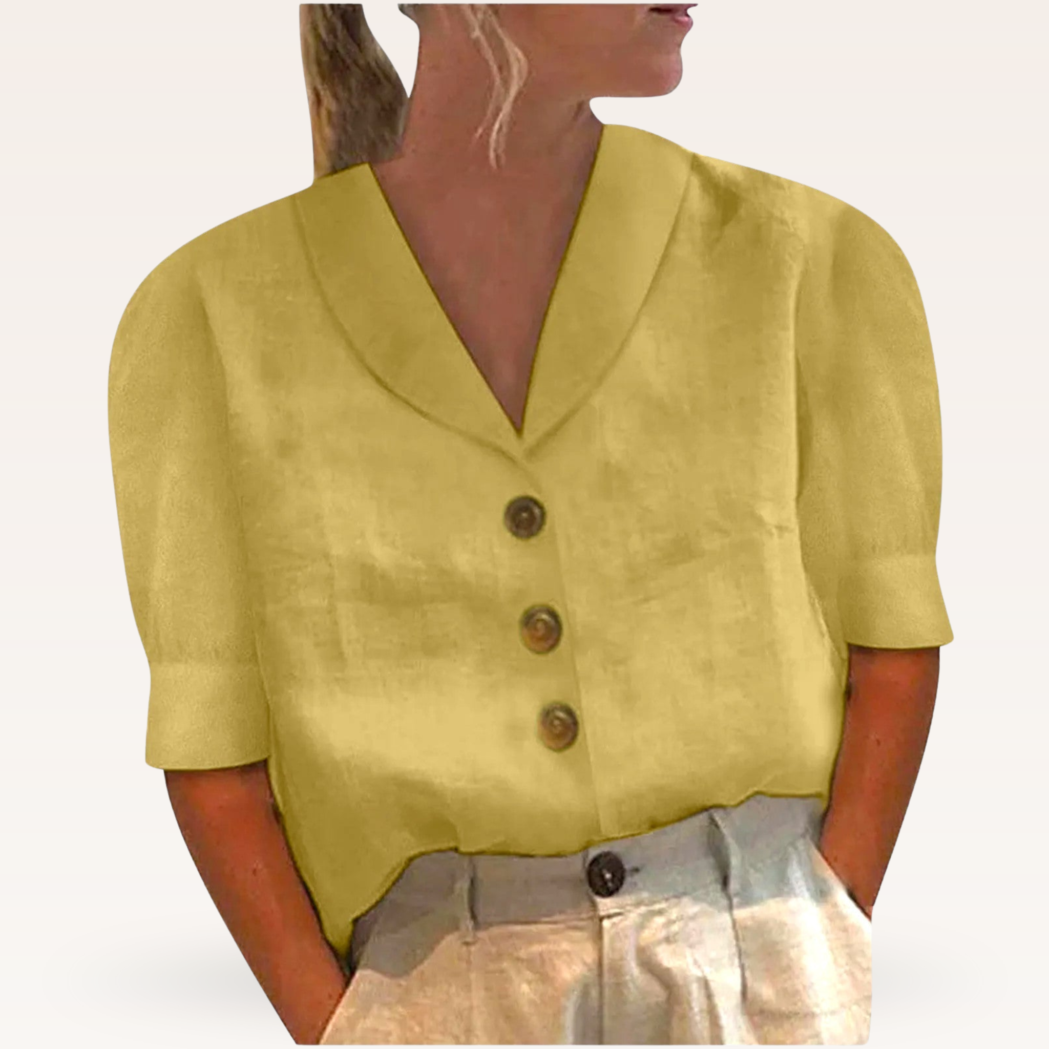 Pleun - Stijlvolle comfort blouse