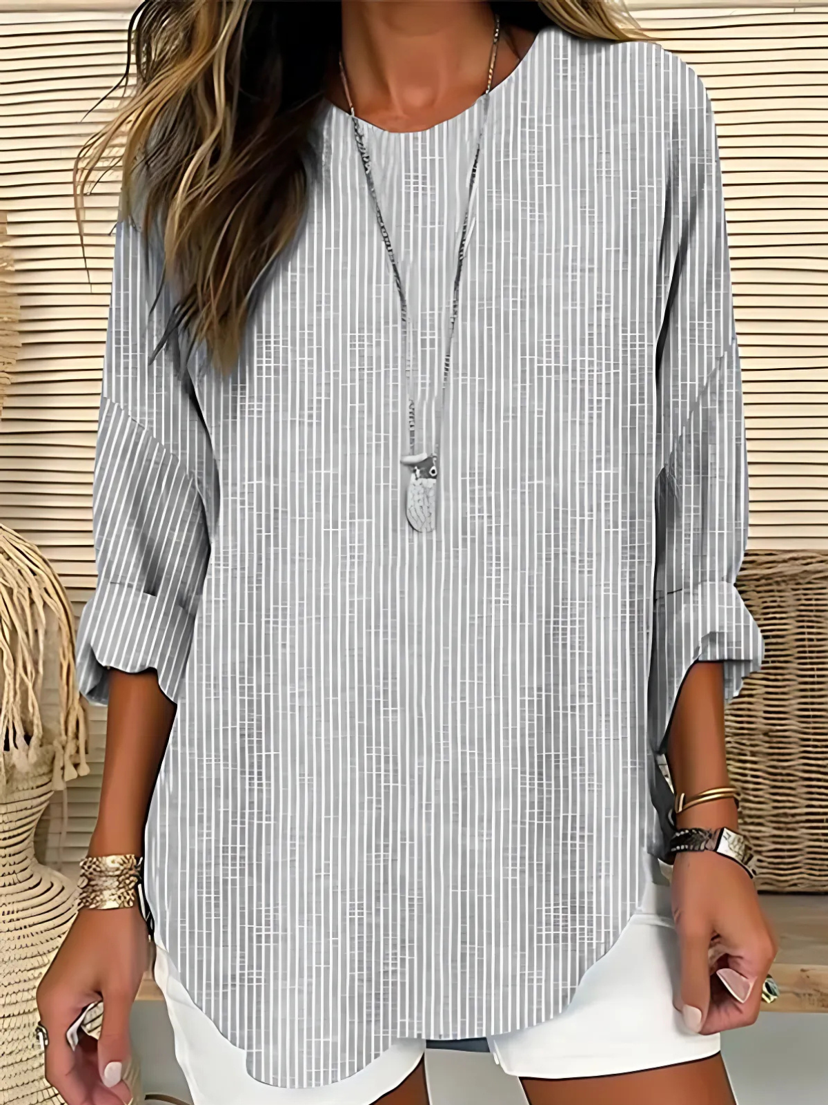 Rhea | Gestreepte blouse