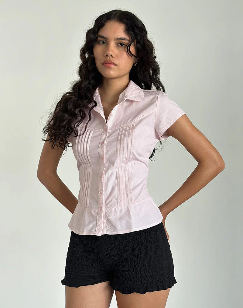 Poplin Blouse Top